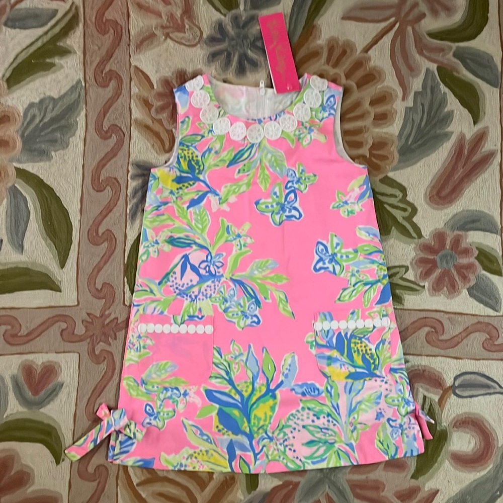 NWT Girls Classic Lilly Pulitzer shift dress size 4
